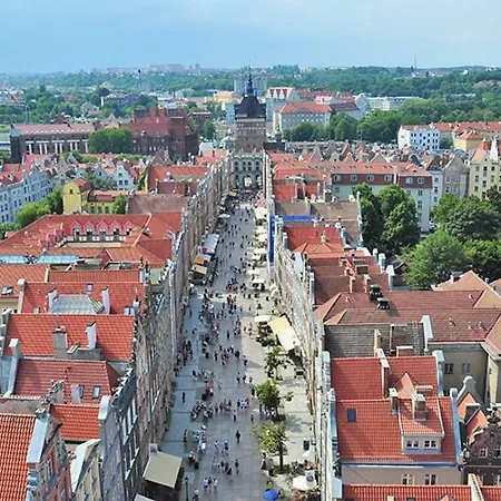 Apartmán Srodmiescie. Wyspa Spichrzow Gdaňsk