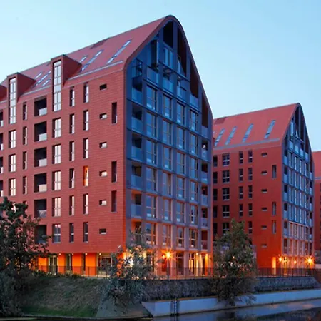Apartmán Srodmiescie. Wyspa Spichrzow Gdaňsk