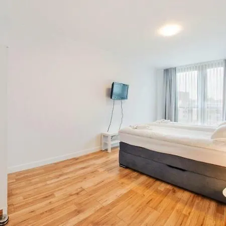 Apartmán Srodmiescie. Wyspa Spichrzow Gdaňsk